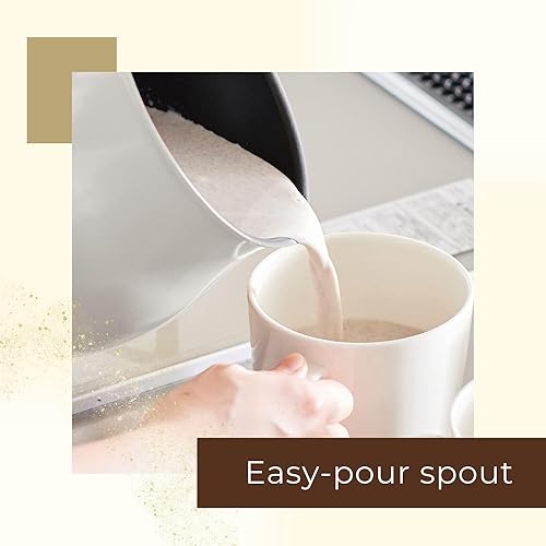 Miniatura 8 de Wahei Freiz - Olla multifunción "ToMay dolce", elegante color blanco, 6.3 pulgadas (6.3 in), 3.2 cuartos de galón para 3-4 personas, diseño compacto