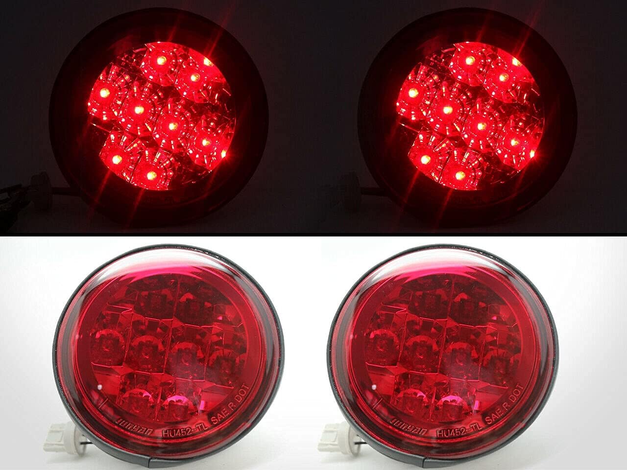 Gazoz PerformancePair of Rear Trunk Led Lights Lamp For IS200 IS300 1998-2005 ALTEZZA - Red