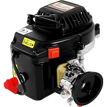 2 Stroke Gasoline Engine, 32CC 4-Bolt Hand Pull Petrol Engine, 2.3KW Forced Air Cooling Recoil Pull-Start Gas Engine, Gasoline Engine Motor for Baja Off-Road Vehicles