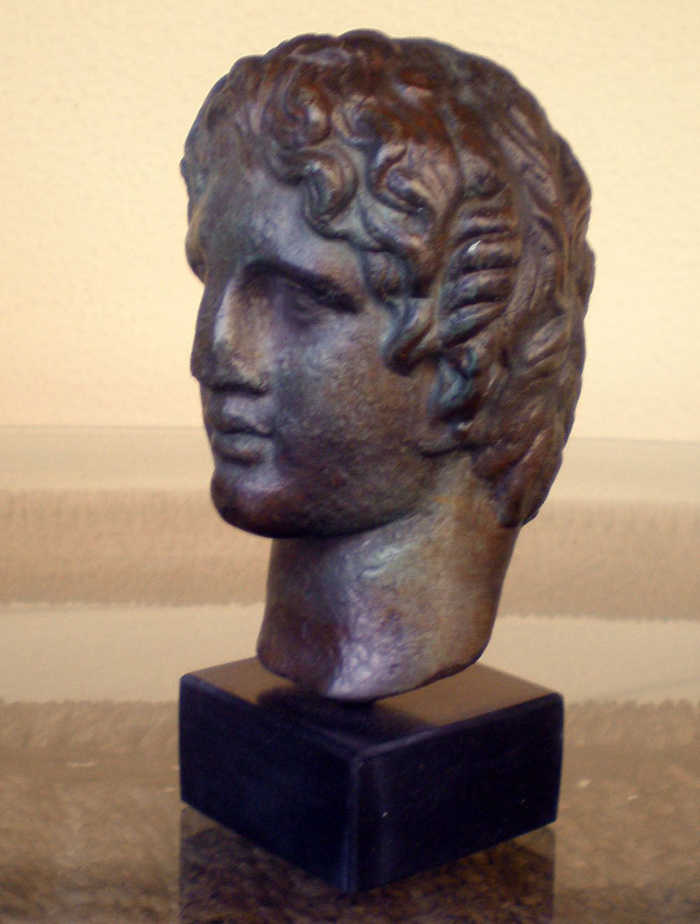 Alexander der Große Mazedonischen bust- Bronze Effekt – King of Vergina