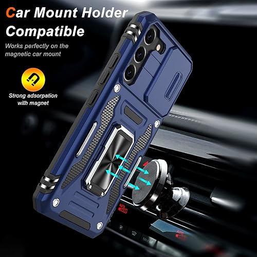 Miniatura 7 de LUMARKE Funda para Galaxy S22 con protección de cámara, prueba de caídas de 16 pies, grado militar, a prueba de golpes, resistente, funda protectora