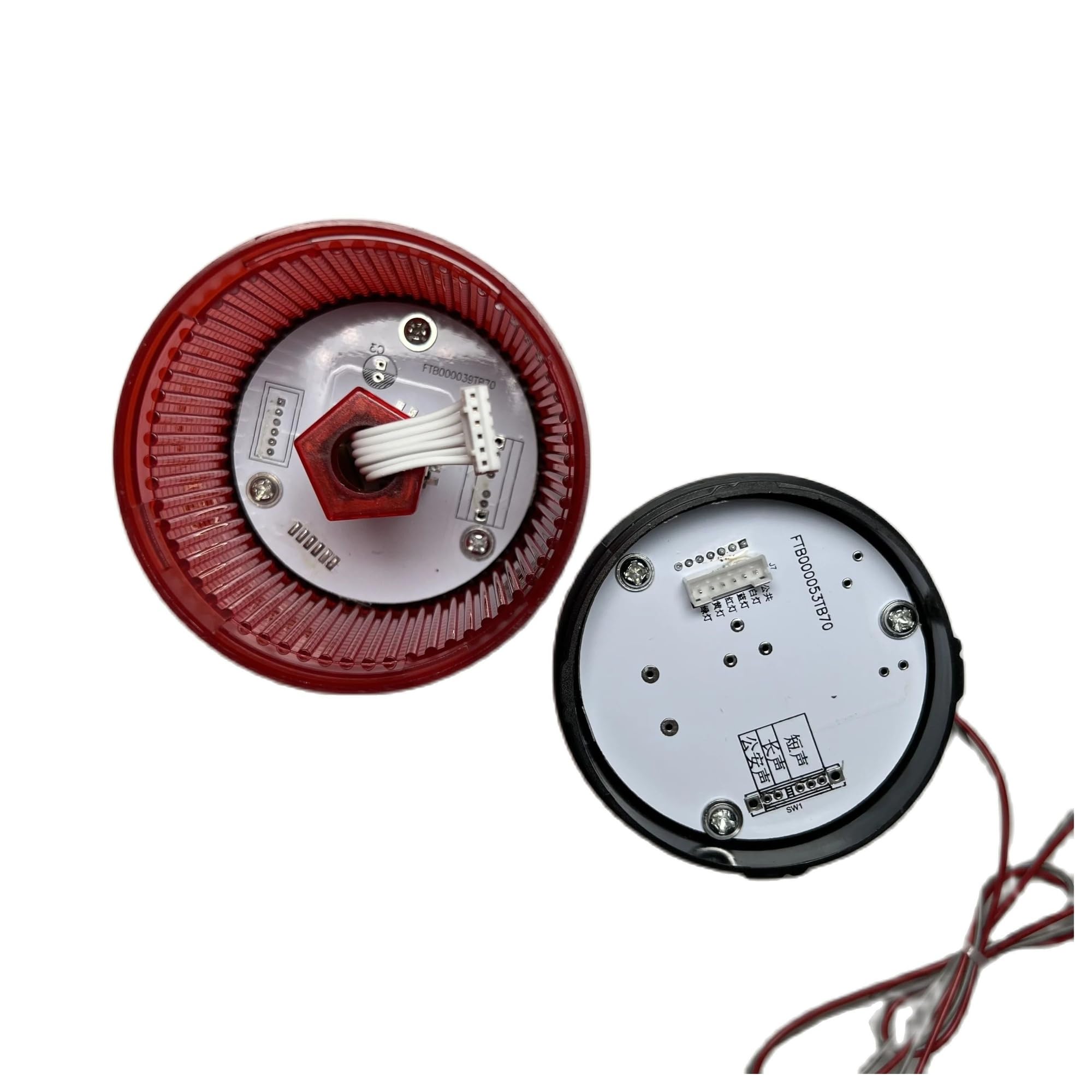 70 mm 12 V 24 V 110 V 220 V LED jednopiętrowe światła wieżowe sygnalizacyjne światła ostrzegawcze alarm z dźwiękiem