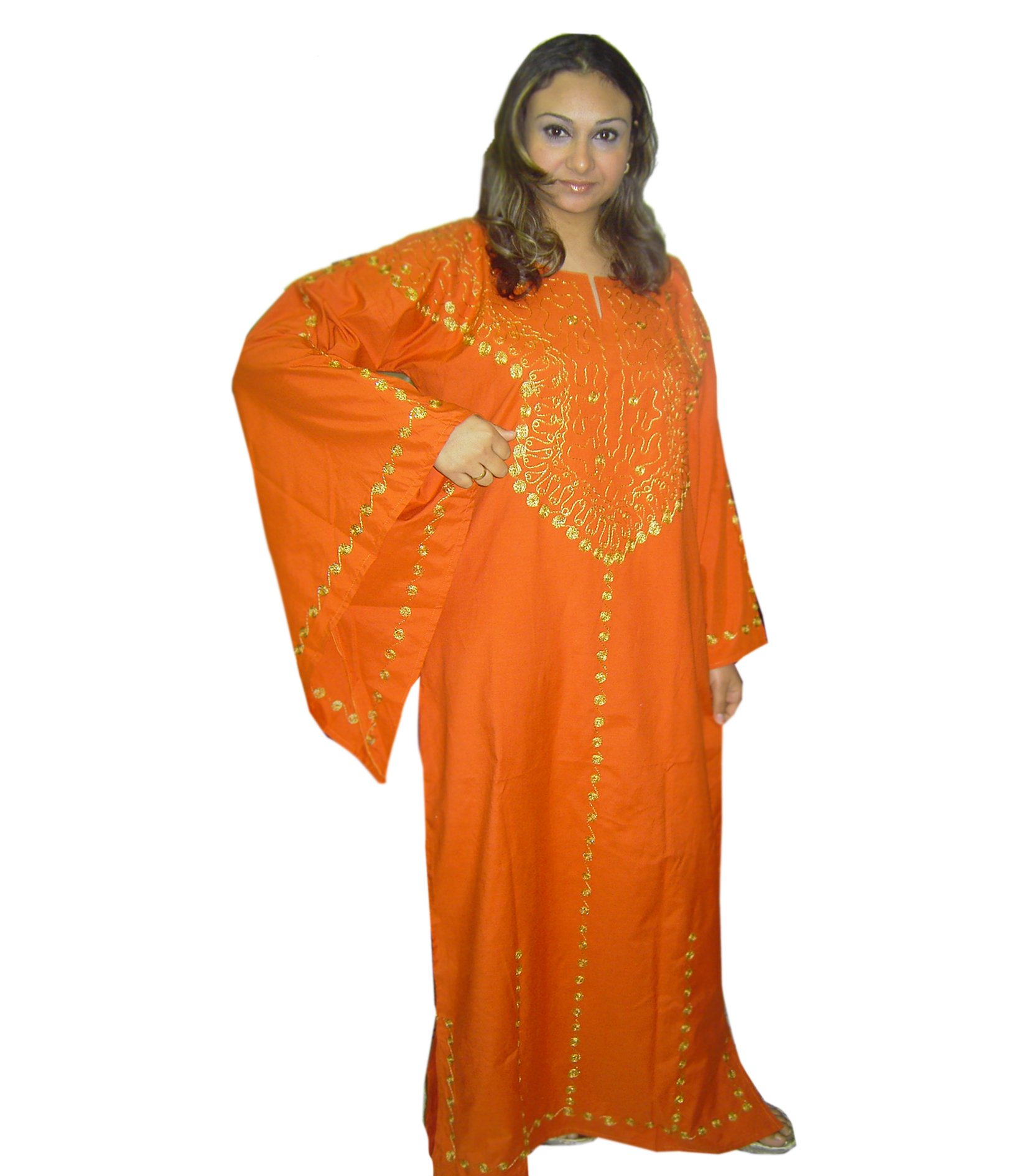 Cool Kaftans - Damen Top Kaftan Lang Baumwolle Somer Formelle