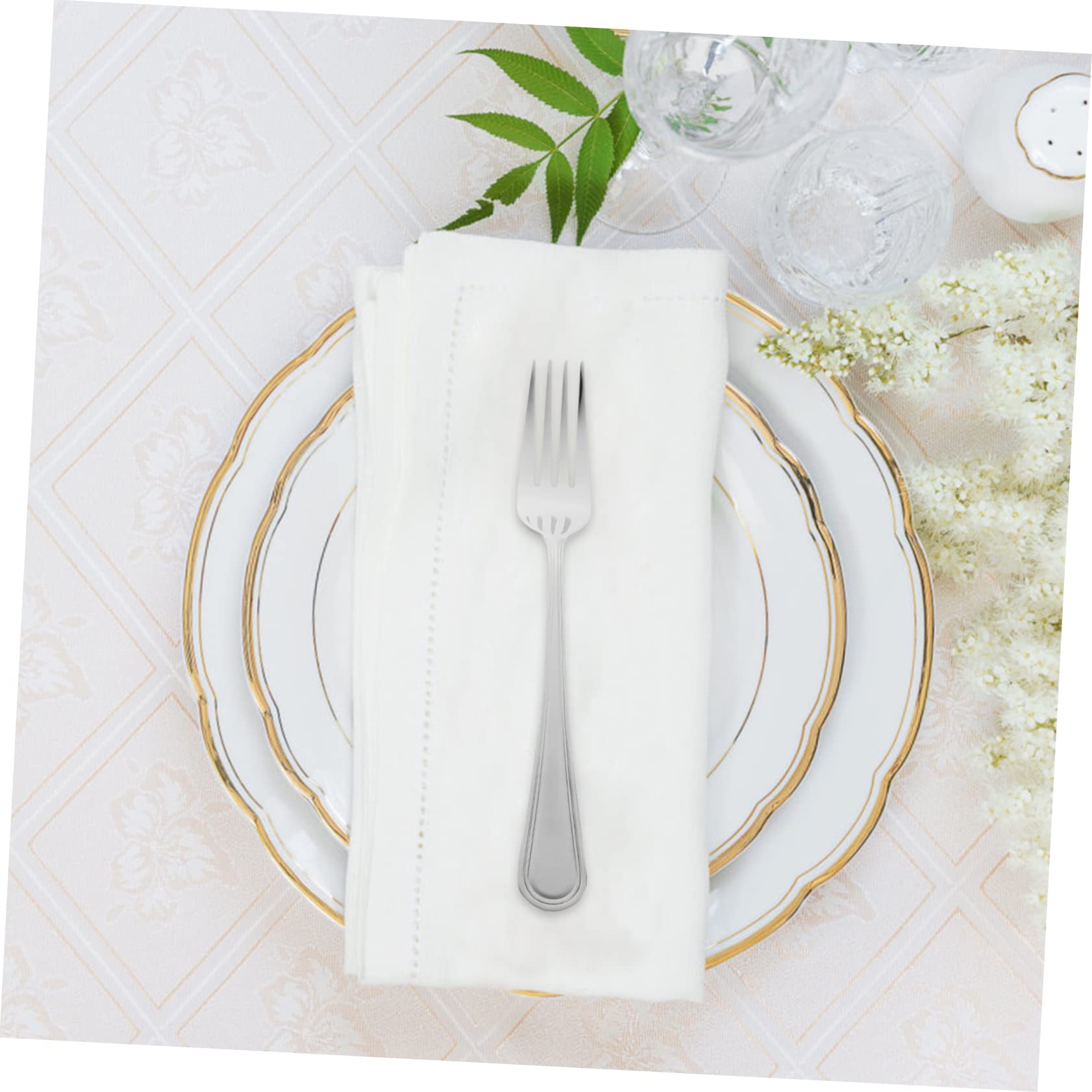 BEBEMOKO 3pcs Dessert Fork Multi-function Small Forks for Fruit Cake and Appetizers Wear-resistant for Parties Daily Use