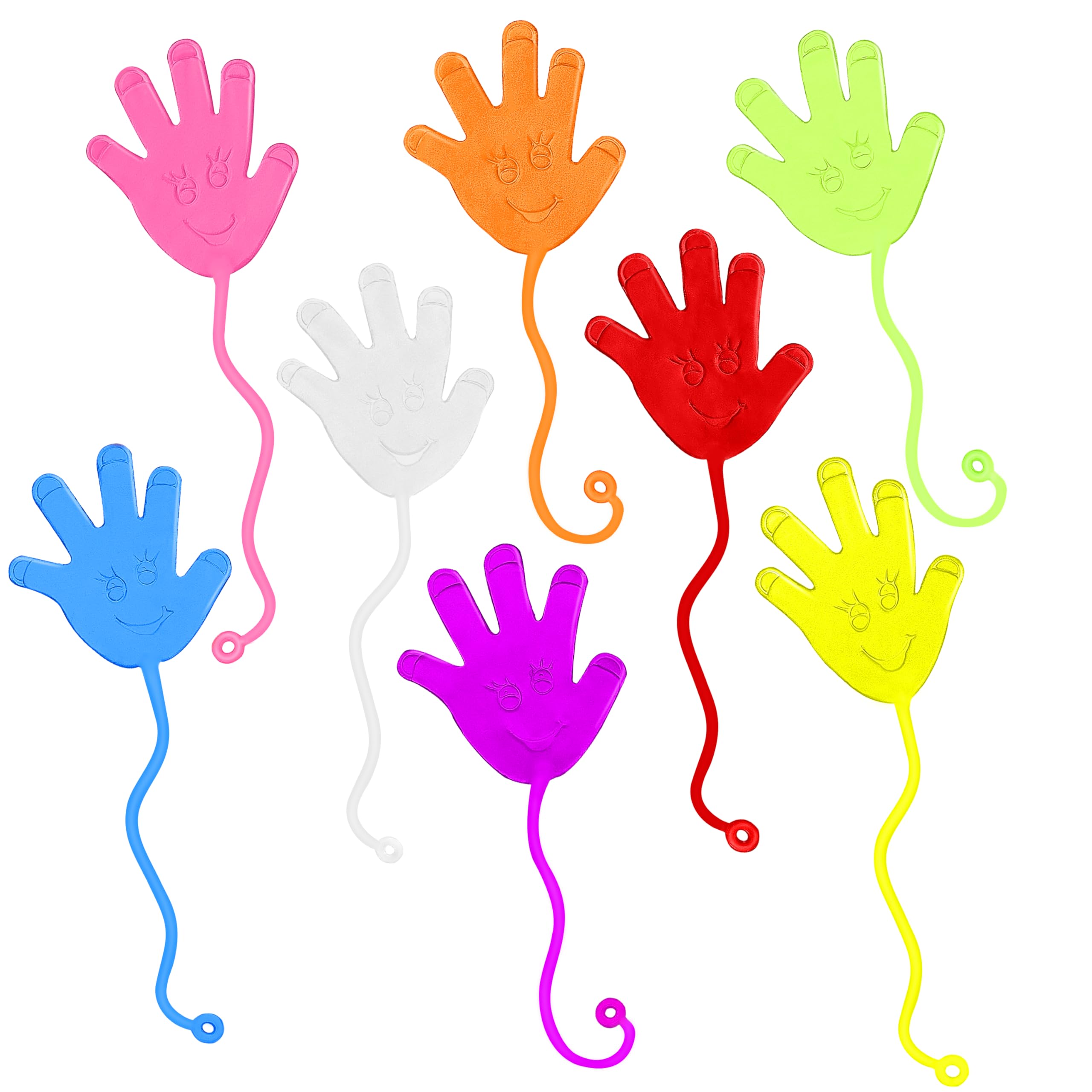 JOYIN 24 Pcs Sticky Hands Stretchy Hands, Party Bag Fillers for Kids Easter Egg Basket Sticky Hands Games