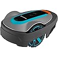 Gardena SILENO city 250 Robotic lawnmower for up to 250 m  lawn area, inclines of up to 25%, cutting height 20-50 mm, LCD display, theft protection, UK version with UK plug 15001-28