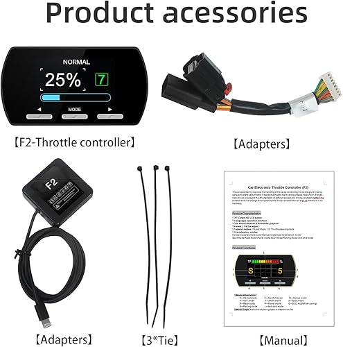 Miniatura 6 de Controlador de respuesta del acelerador, 9 modos de conducción, acelerador electrónico inteligente de carreras compatible con Toyota Tacoma FJ