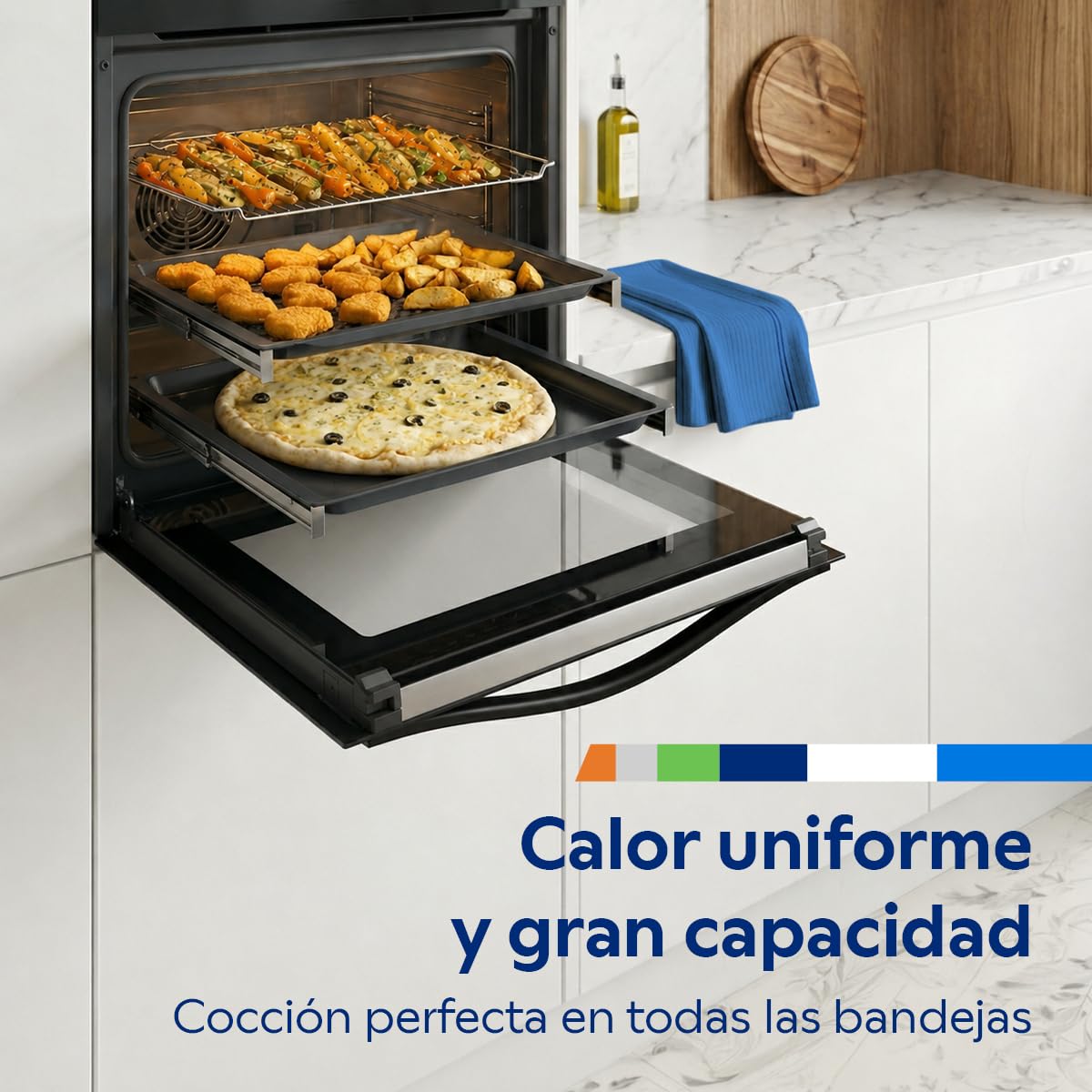Balay, Horno multifunción, Aqualisis, Cristal negro, 3HB413CX3 | Ayuda a la limpieza del horno con Aqualisis y desmonta la puerta extraíble para una limpieza a fondo.