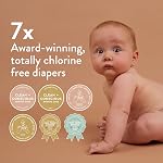 Joonya Couches pour bébés 12-Hour Protection ultra-désistante pour la peau sensible 1 XS (4-9 lb), 32 Count.Fabriqué au Danemark, Thin Unisex Fit, Non toxique, Éco-Amis, Usage de nuit