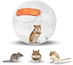 Clear Hamster Exercise Ball (7”) – Sturdy Dwarf Hamster Ball for Safe, Active Play – Ventilated Small Animal Toys for Gerbils, Mice & Other Small Pets – Must-Have Pet Rat Accessories