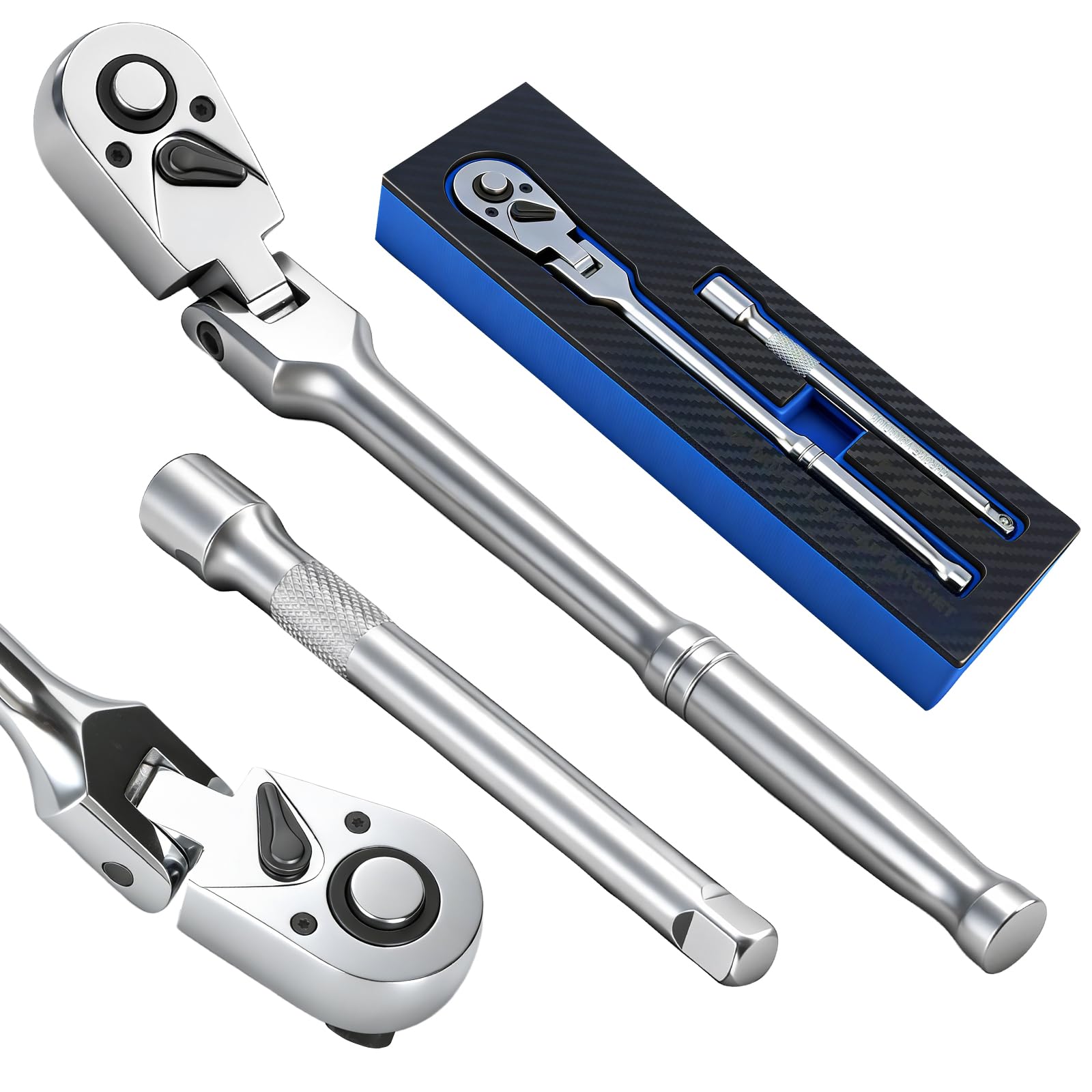 Photo 1 of GEARWAVE 3/8" Drive Flex Head Ratchet with Extension