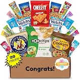 Hangry Kits Congratulations Gifts For Men And Women - Send-Congratulations Gift Basket Care Package