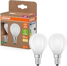 OSRAM LED Superstar Classic P 40 LED lamp in classic mini shape | , LED Lamps, 45.00 millimetres dia, pack of 2
