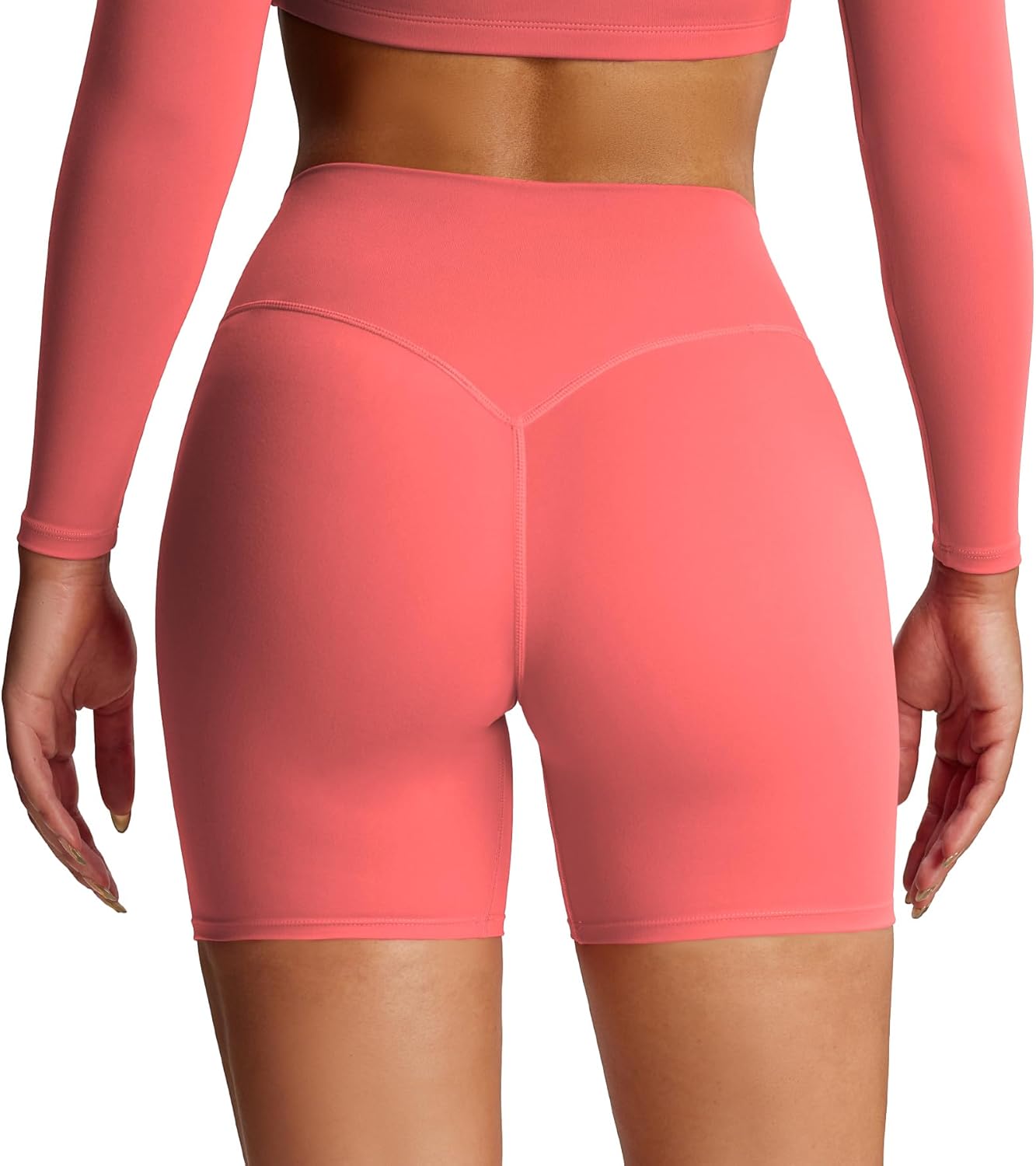 Aoxjox Metamorph Workout Biker Shorts for Women Tummy Control High Waisted Athletic Gym Running Deep V Yoga Short 6″ Aoxjox Metamorph Workout Biker Shorts for Women Tummy Control High Waisted Athletic Gym Running Deep V Yoga Short 6″