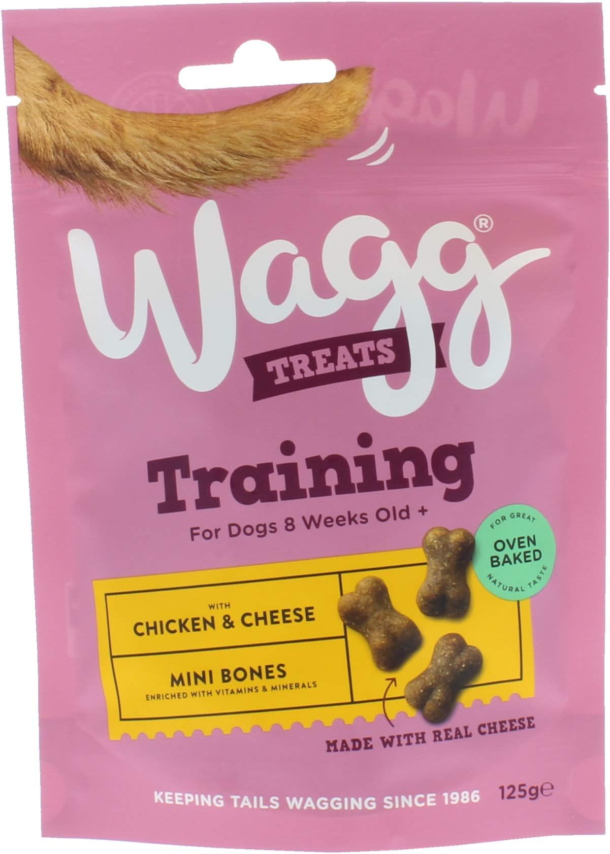 Wagg Training Beef, Chicken & Lamb Dog Treats 125g (Pack of 7) Oven