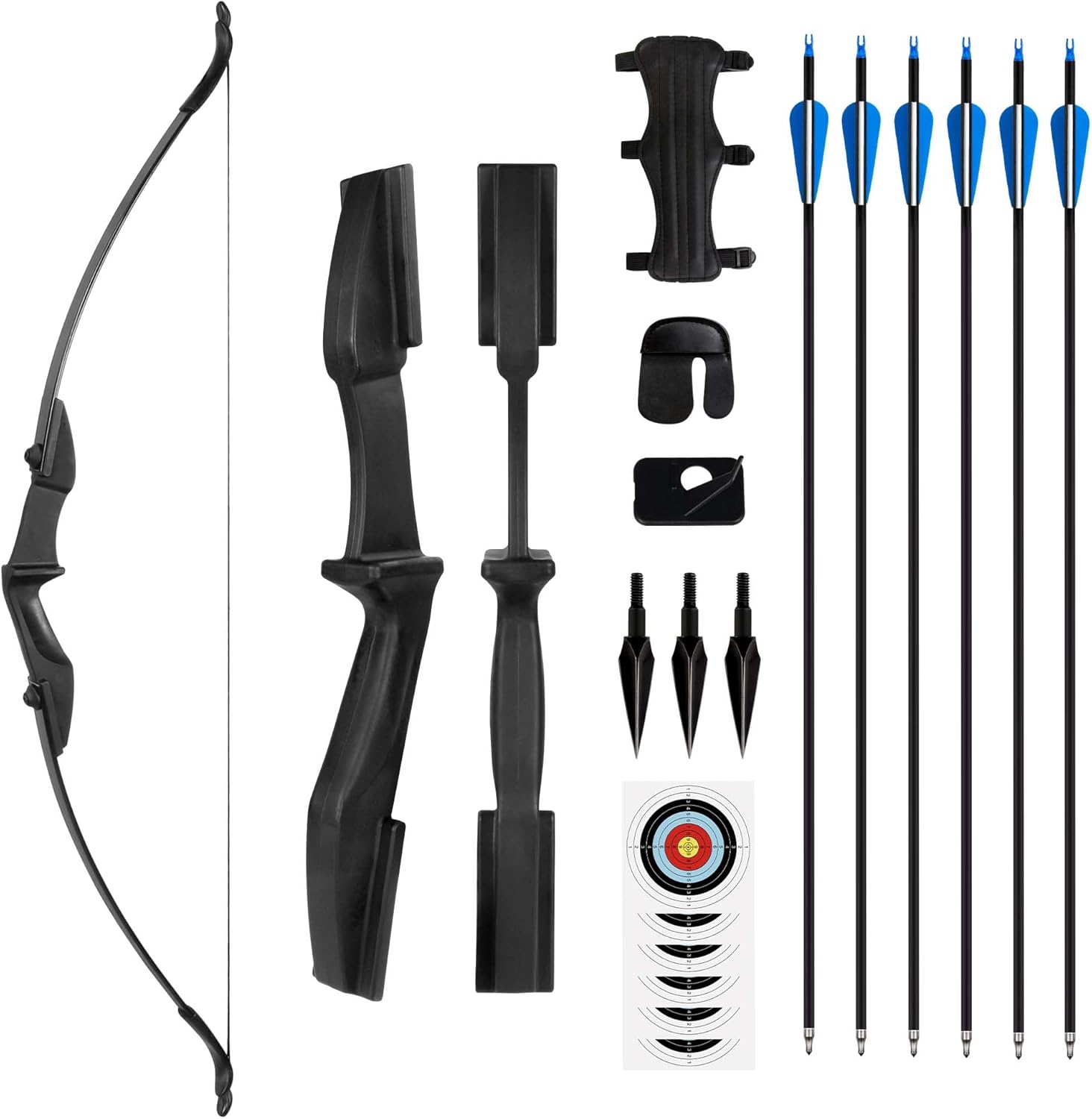 The7boX 30lbs Archery Bows Set,Recurve Bows for Adults Left and Right