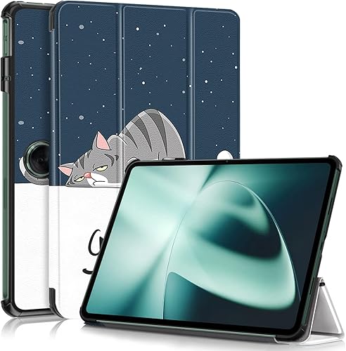 Gylint Funda para OnePlus Pad de 11.6 pulgadas 2023, plegable, ultrafina, de piel sintética, con función de encendido y apagado automático para