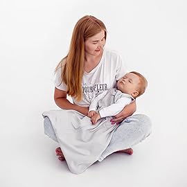 Mama Cheetah Baby Sleep Sack 0.5 TOG, Organic Cotton Baby Wearable Blanket with Two-Way Zipper, Swaddle Transition Baby Sleeping Bag for Newborn Infant Toddler Boy Girl, 0-6 Months