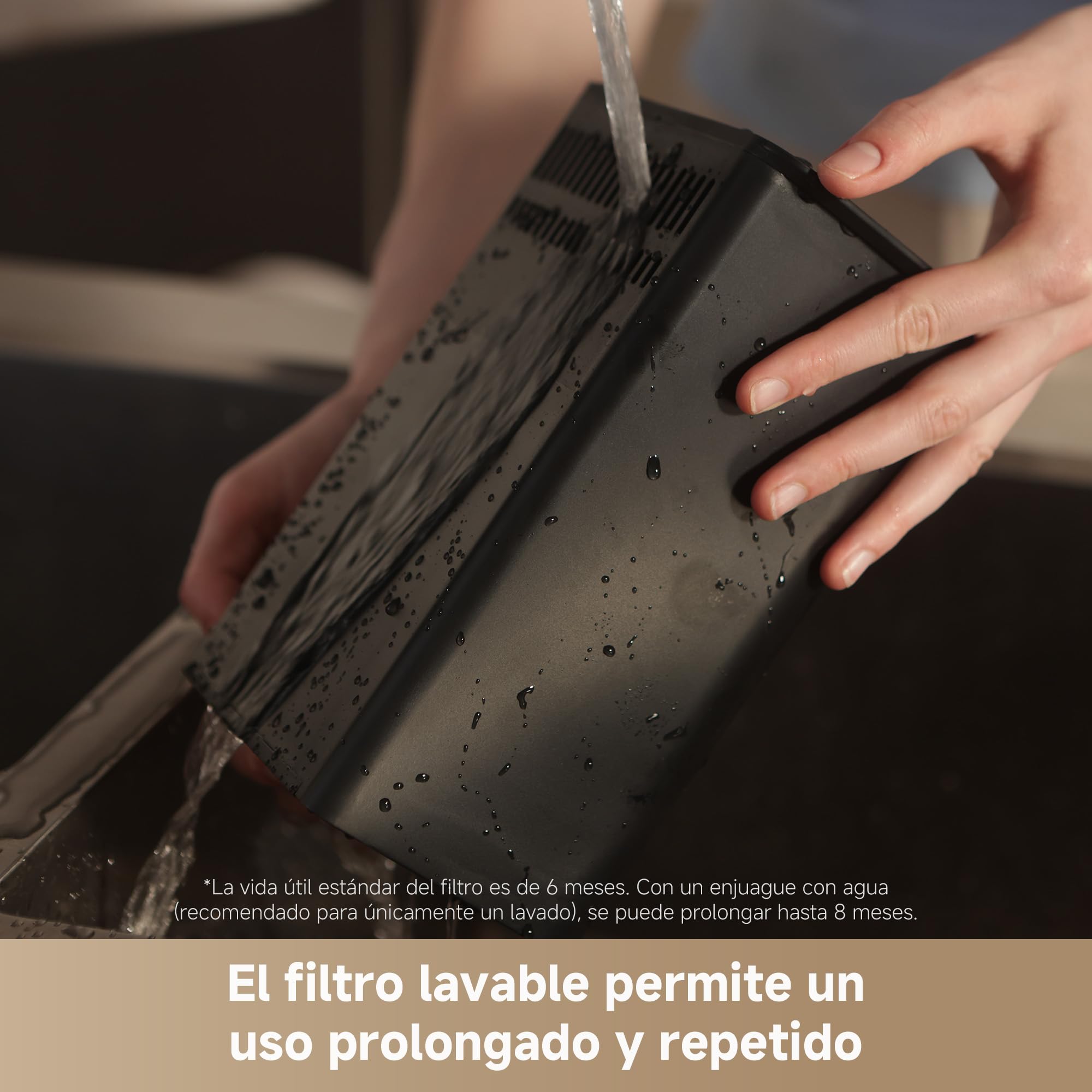 DREAME SF25 Triturador Basura Orgánica, 3 Cuchillas Trion, Filtro Lavable, Control Olores, Capacidad 2,5 l, Autolimpieza Alta Temperatura, Diseño Compacto, Silencioso 27 dB(A), Bloqueo Seguridad