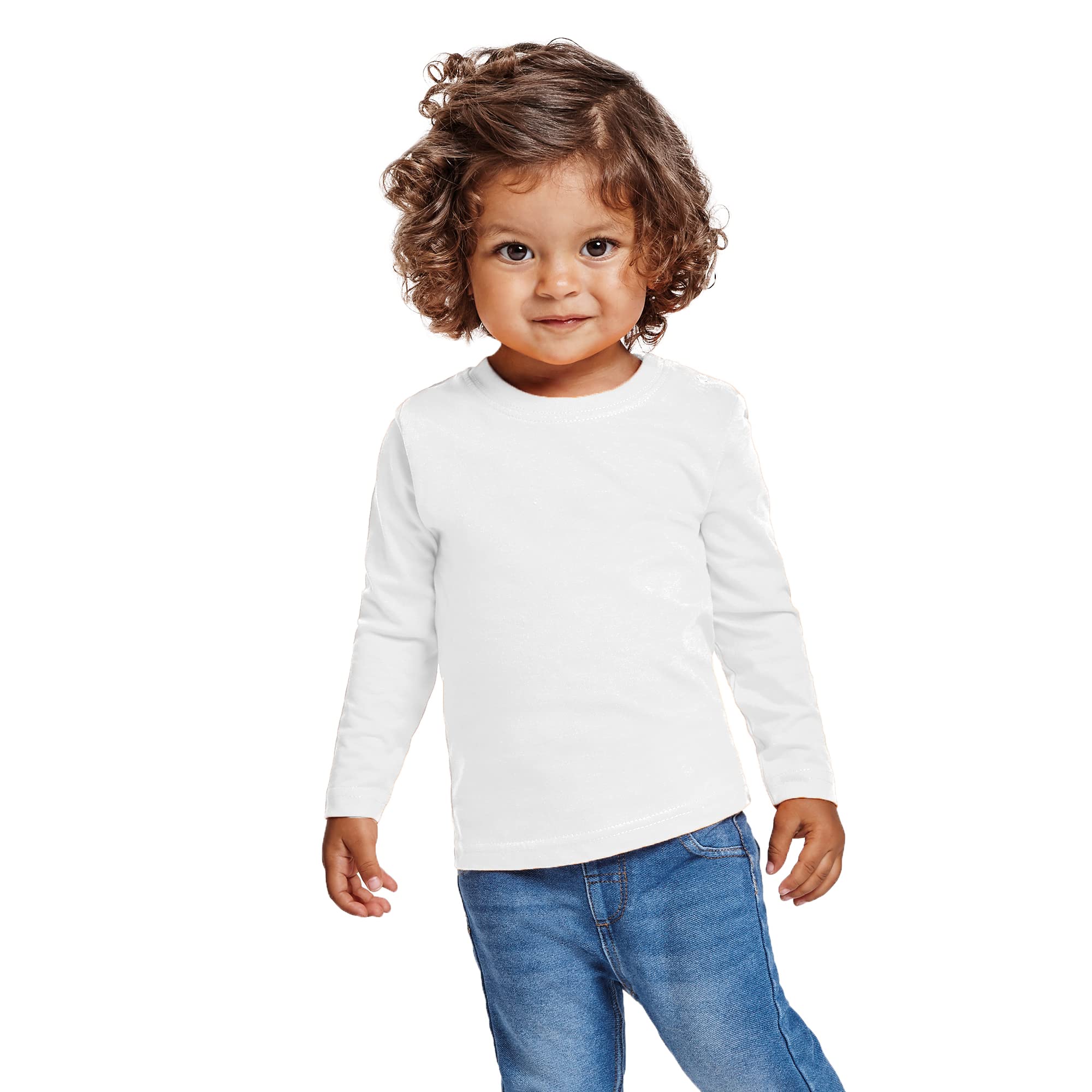 Camiseta de Manga Larga para Bebés - Prenda Unisex de Abrigo con Colores Vivos en algodón Suave, cálida y cómoda