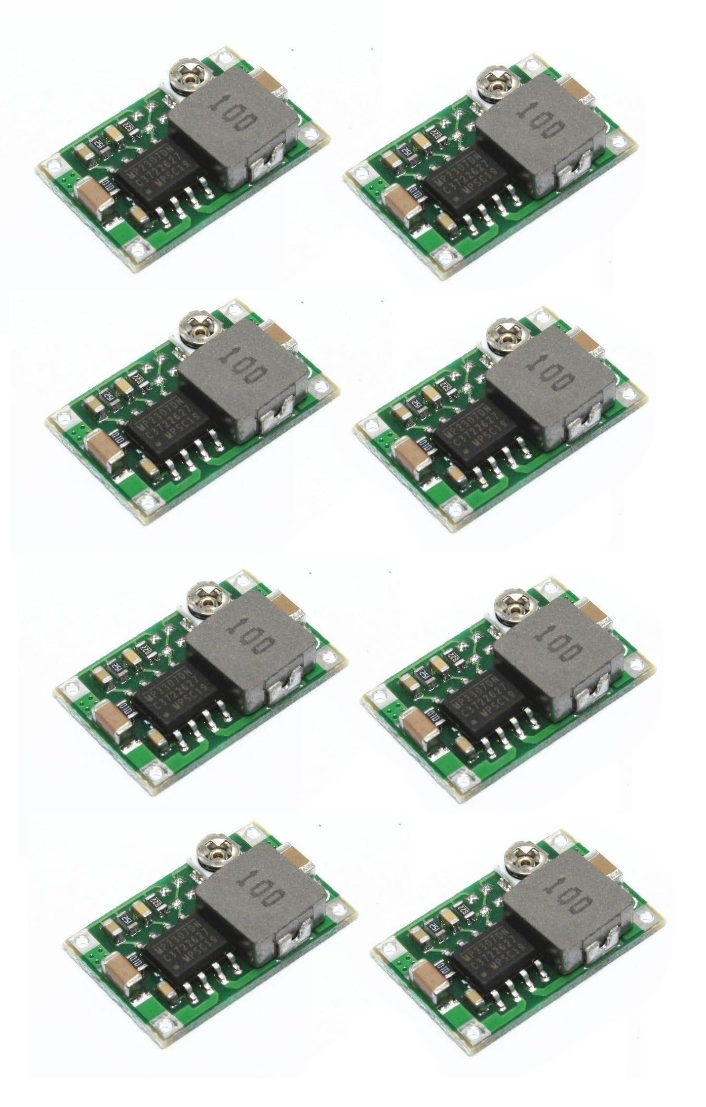 INVENTO 8PCS Mini 360 DC-DC Voltage 3A Step Down Power Converter Buck Module Adjustable 3V 5V 16V Power MP2307 Chip-image-35