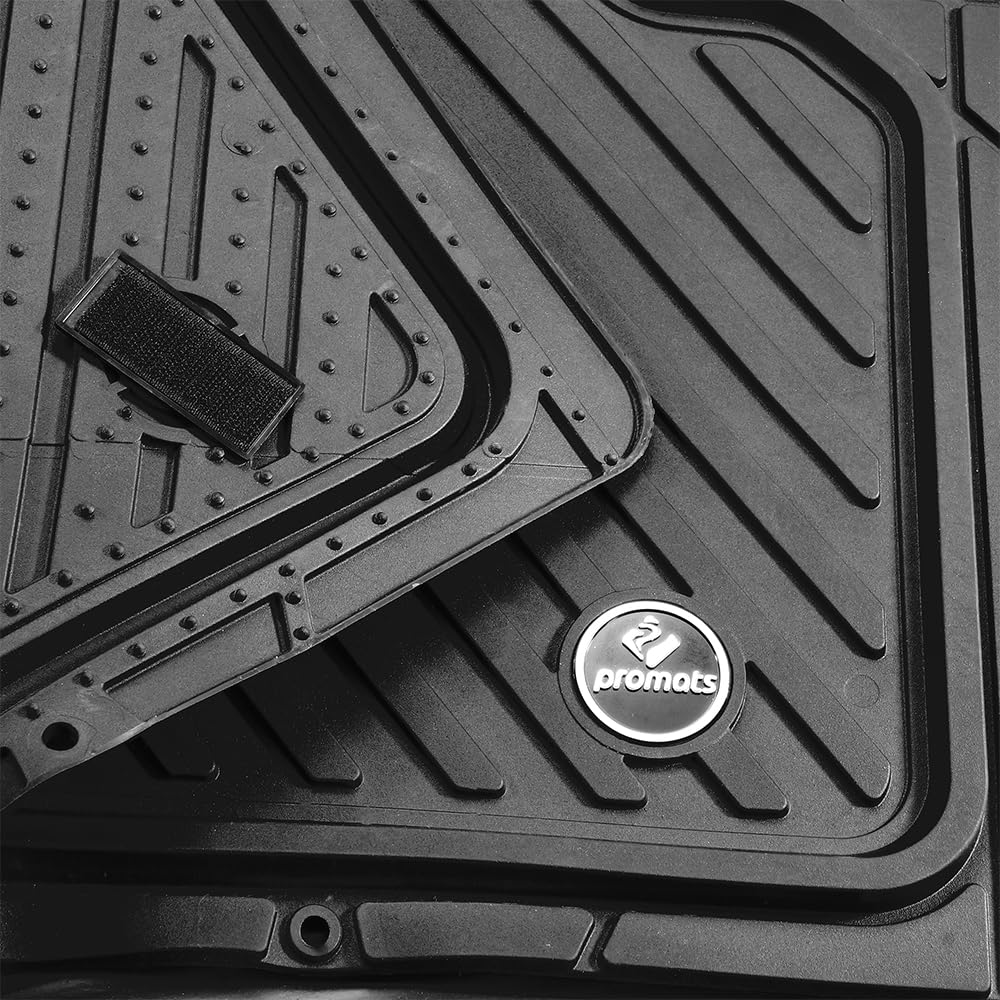 BREMER SITZBEZÜGE Tappetini antiscivolo per tutto l'anno, in gomma, adatti per SsangYong Rexton 1 auto, camion, autobus, SUV o camper accessori