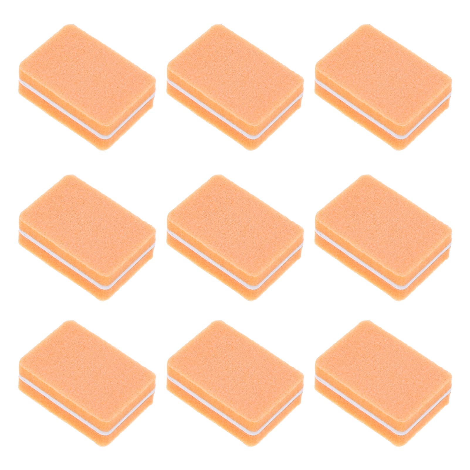 FRCOLOR 150pezzi Mini Buffer Block Per Unghie Blocchi Di Spugna Per Manicure Finitura e Levigatura Per Unghie Delle e Piedi Colore Arancione