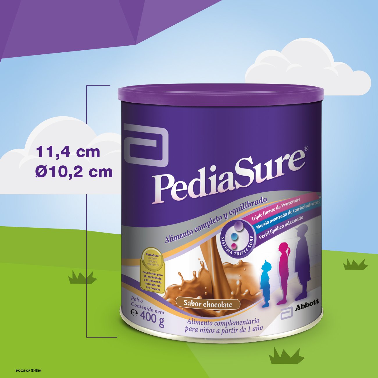 PediaSure 400 g di cioccolato