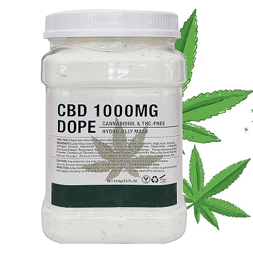 Máscara de gelatina en polvo para profesionales faciales, C-B-D, mascarilla facial para tratamiento de la piel, máscara de hidrojelly en polvo para