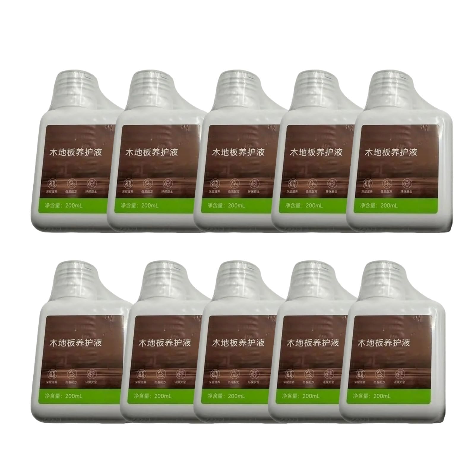 Solución de mantenimiento y limpiador de pisos de madera - Compatible con Dreame, for H Series X40 Ultra X50 Ultra G10 Combo/G10/K10/K10 - for pisos de madera(200mlx10)