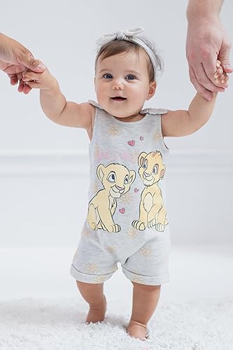 Miniatura 5 de Conjunto de mameluco y diadema Disney para recién nacidos a niños pequeños (0 - 5)