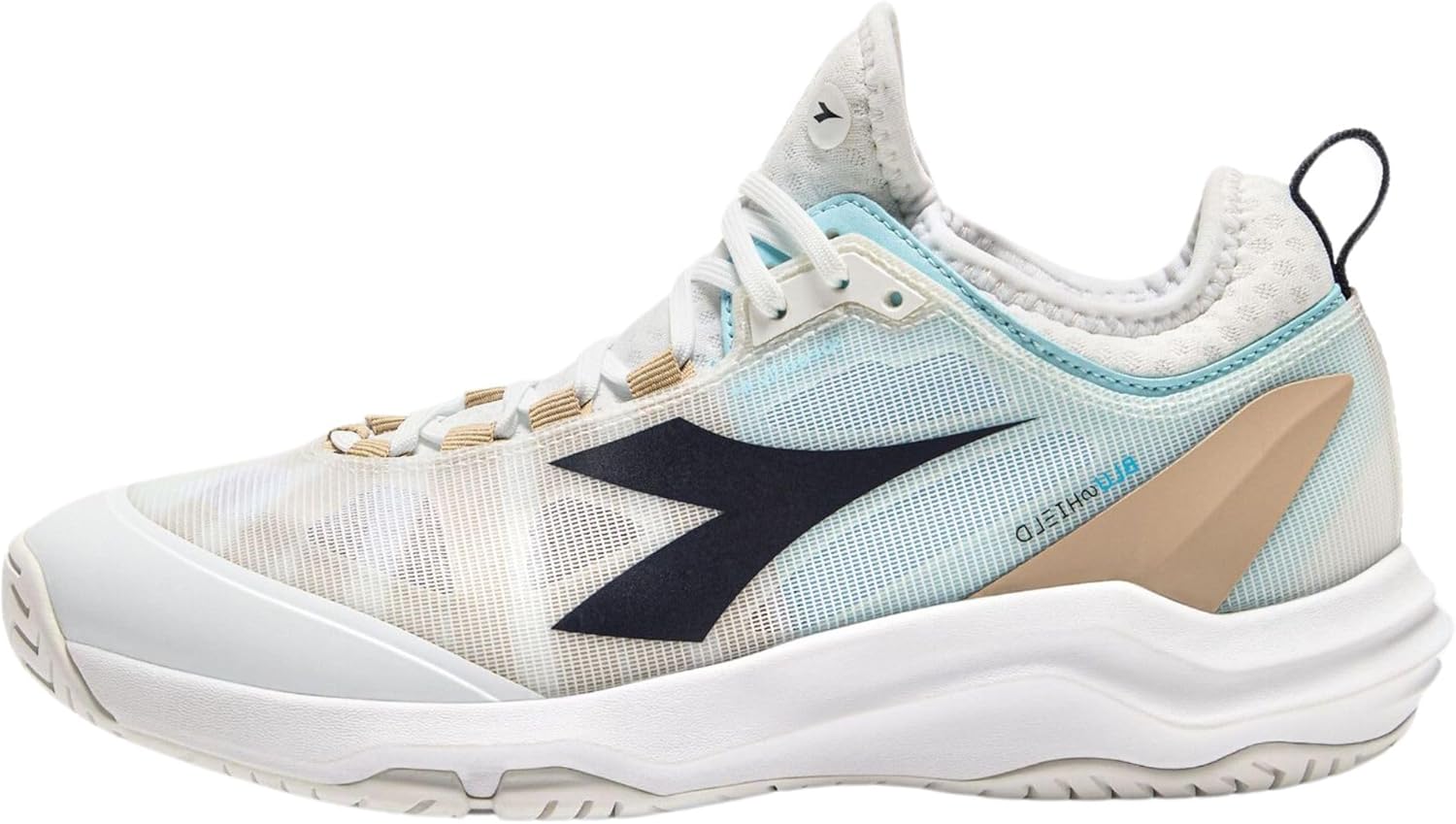 Amazon | Diadora Speed Blushield Fly 4 + W Clay (ホワイト/ブルー