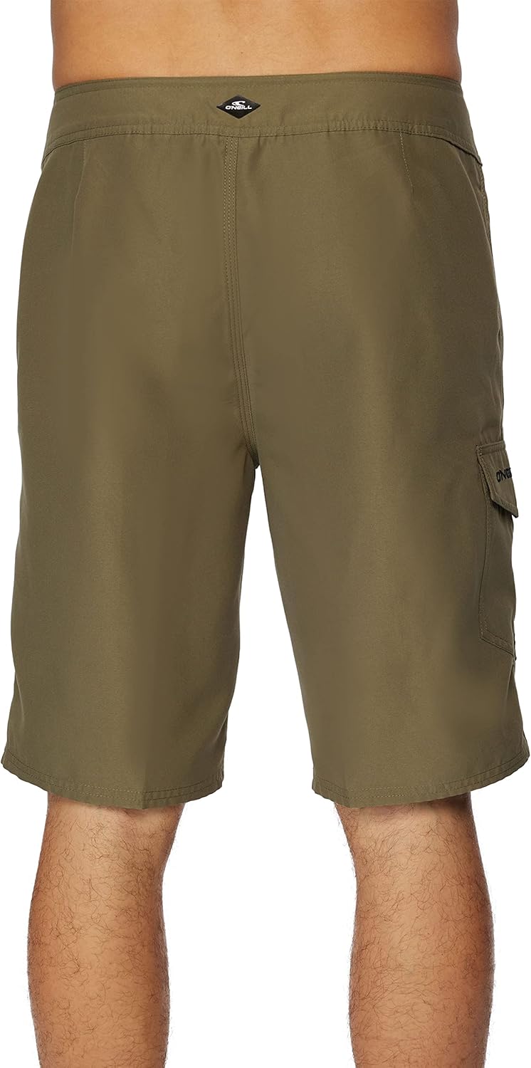 O'NEILL Men's 21 Inch Solid Boardshorts-Water Resistant Swim Trunks for Men with Quick Dry Stretch Fabric and Pockets - Image 3