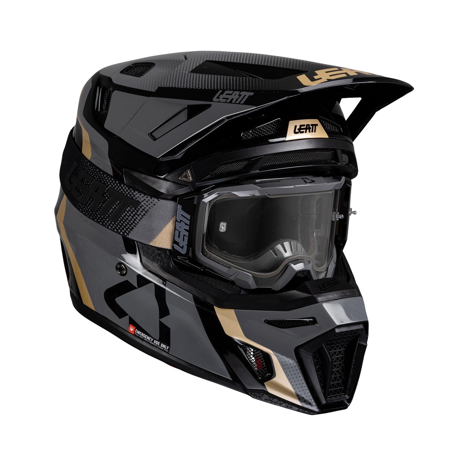 Leatt Motocross Helmet with Goggles 2025