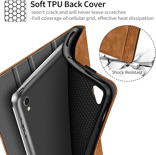 Miniatura 6 de HOLIMET - Funda para iPad Air de 3 generacióniPad Pro de 10.5 pulgadas con soporte para lápiz con soporte de TPU suave, funda inteligente, soporte