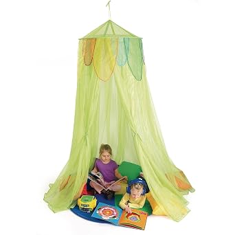 Creative 7 ft Long Canopy, Kids Toy, Reading Haven, Hanging Tent, Pretend Play, Quiet Time, Portable and Compact, Childrens Toy, Decor Item # Canopy