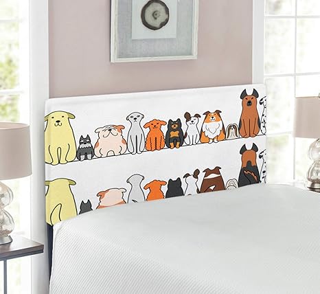 dog bed with headboard