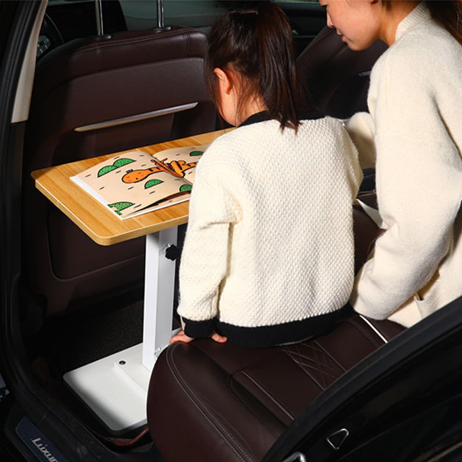 Wohnmobil Tisch Wohnmobiltische Tischplatte Wohnmobil Höhenverstellbar Umbaufahrzeuge Outdoor-Camping-Picknick(Black,55 * 30cm/22 * 12in)