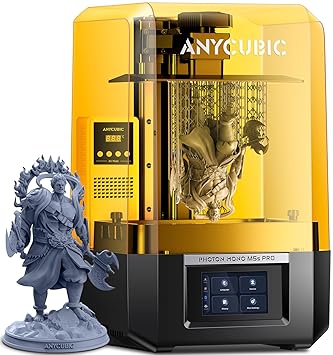 Anycubic Photon Mono M5s Pro 3D Printer Optical Modeling 10.1 Inch 14K LCD Screen High Speed Printing Leveling Free with Air Heating Purifier Intelligent Detection Large Optical Modeling 3D Printer