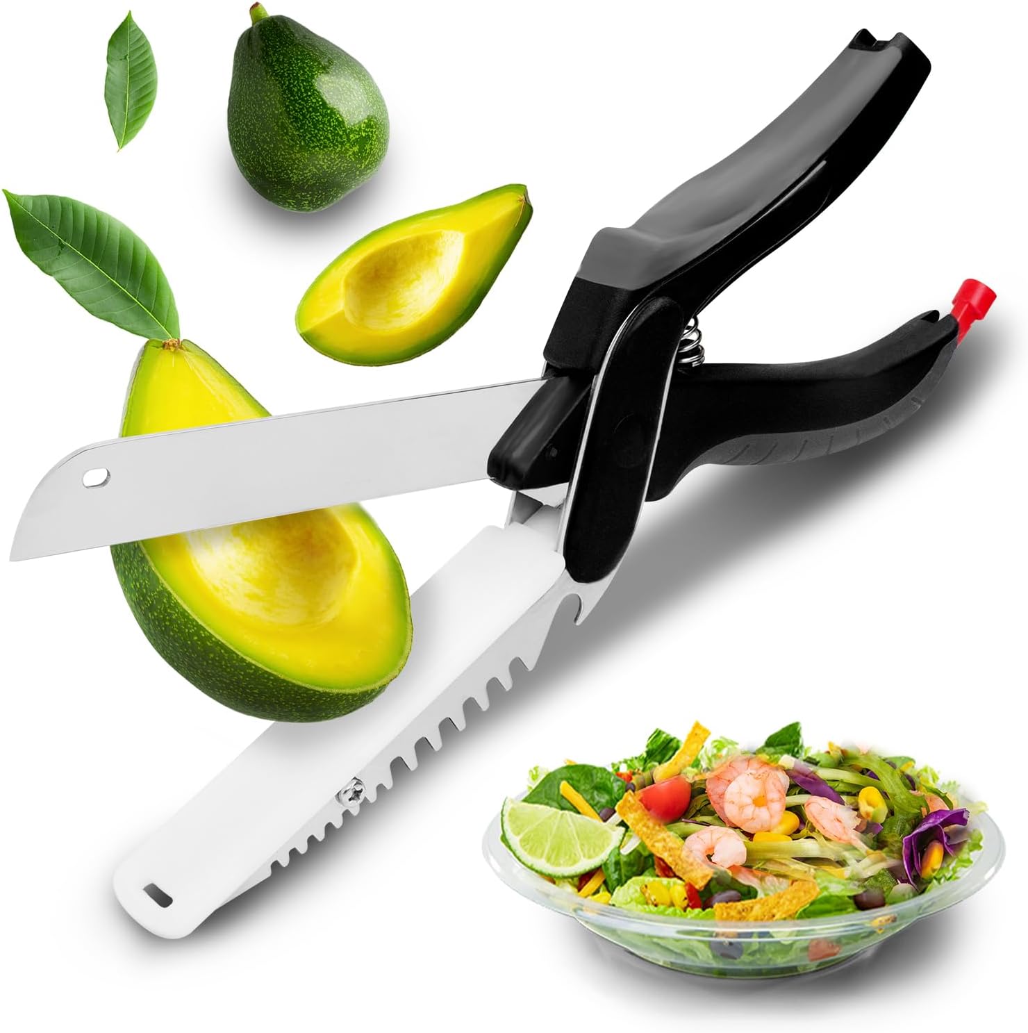 Knife Cutting Board ScissorsVegetable ScissorsKitchen Scissors with Cutting Board