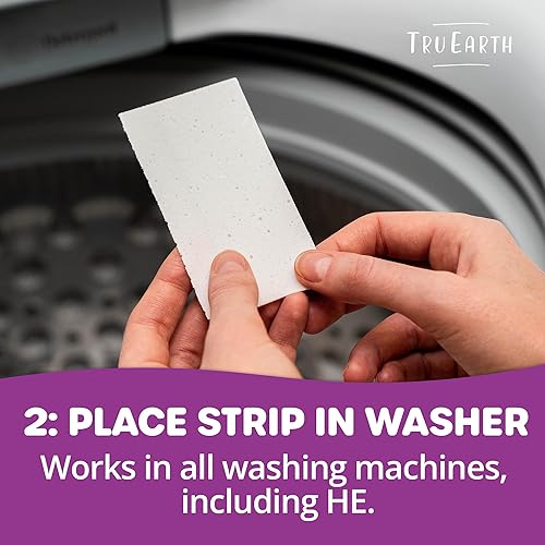 Miniatura 10 de Tru Earth Hojas de detergente compacto para ropa seco, sin perfume, hasta 768 cargas (384 unidades), sin parabenos, detergente sin líquido Eco-Strip