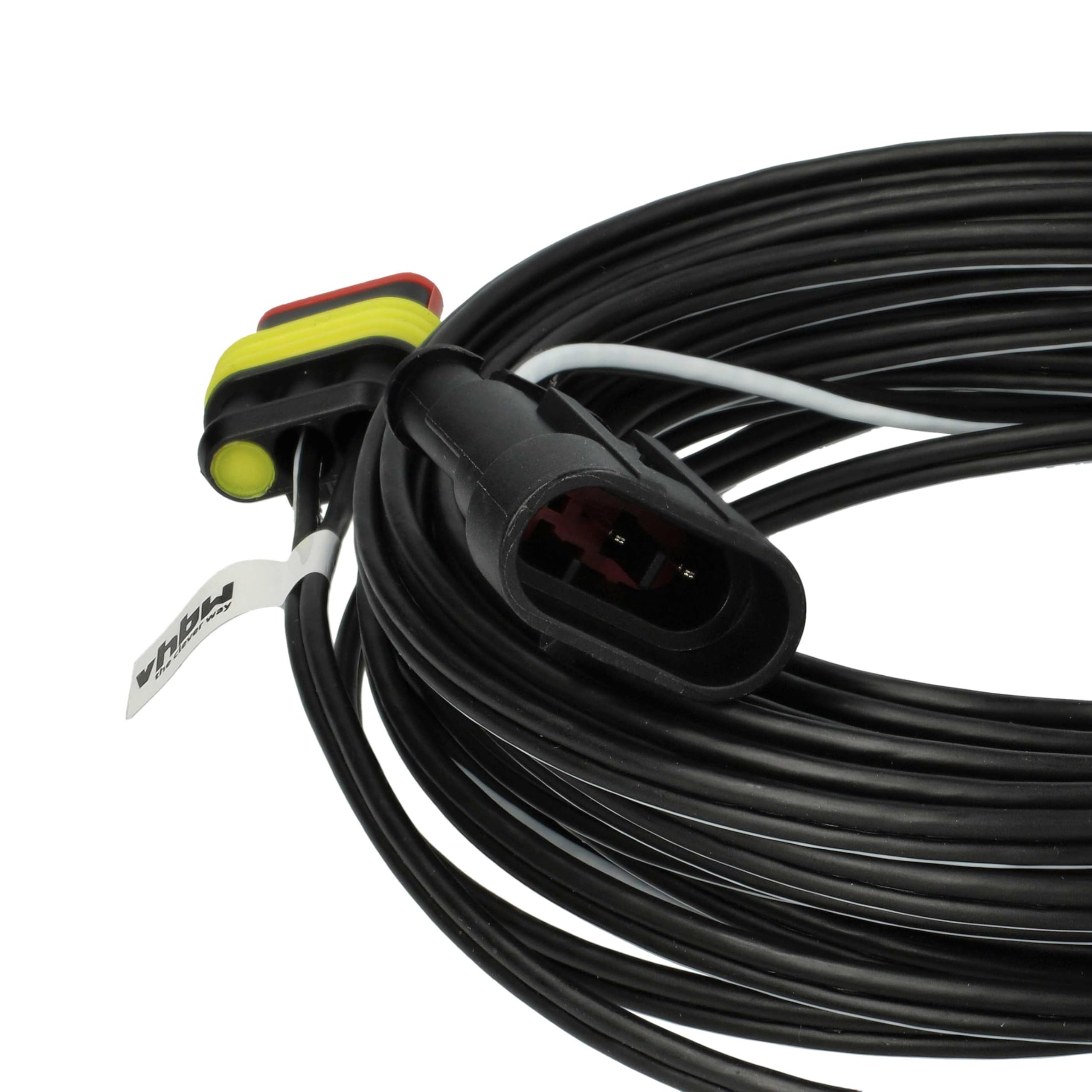 vhbw Kabel transformatorowy niskiego napięcia kompatybilny z Gardena Robotic R38Li, R40Li, R80Li, SILENO city, Sileno+ R100Li - 10 m