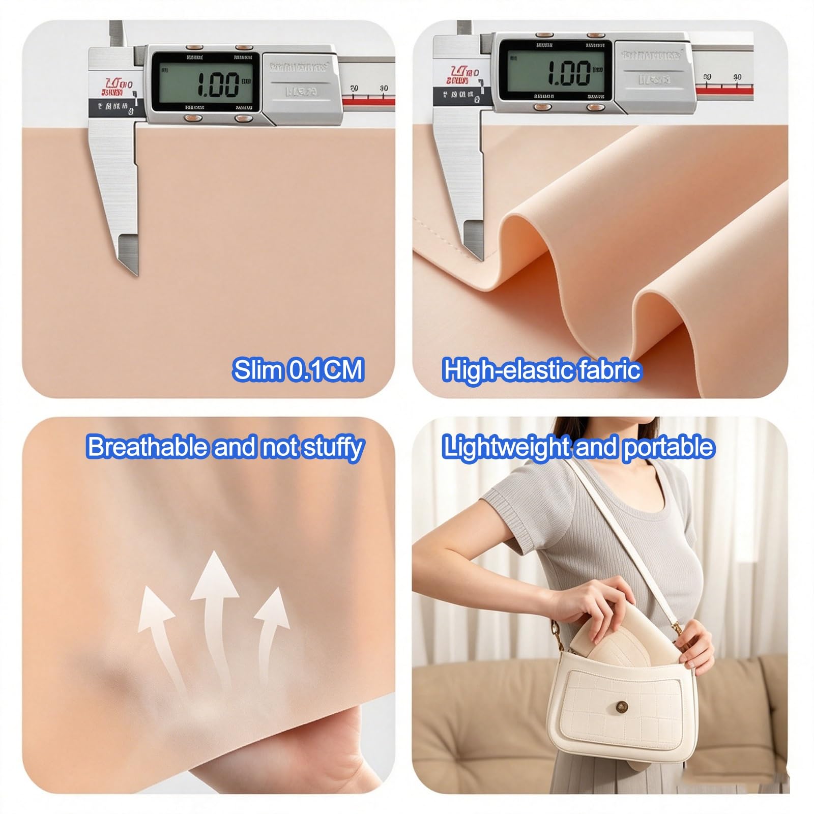 Cintura Ernia Ombelicale Uomo Donna, Fascia Addominale Traspirante Regolabile con 2 Cuscinetti Compressivi, Recupero Post Parto, Sollievo Ernia Inguinale e Ventrale(60-70cm/23.6-27.6in)