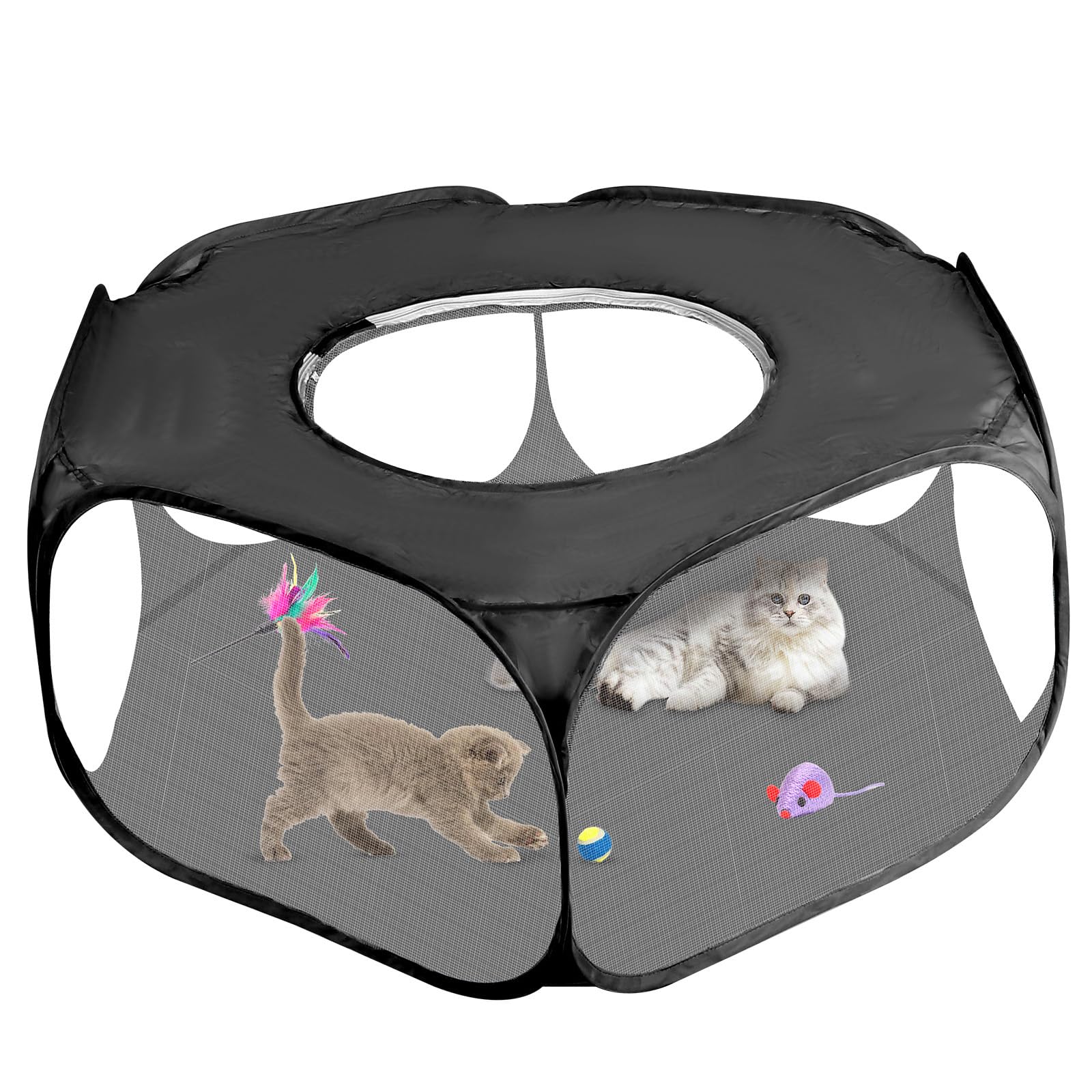 Amazon.co.jp: 折りたたみペットサークル 小型動物用（うさぎ