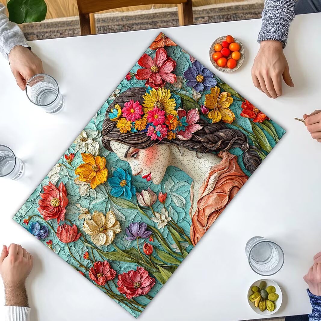 Puzzle Donna, Puzzle 2000 Pezzi Adulti per Decor, Regalo Donna/Uomo -8728