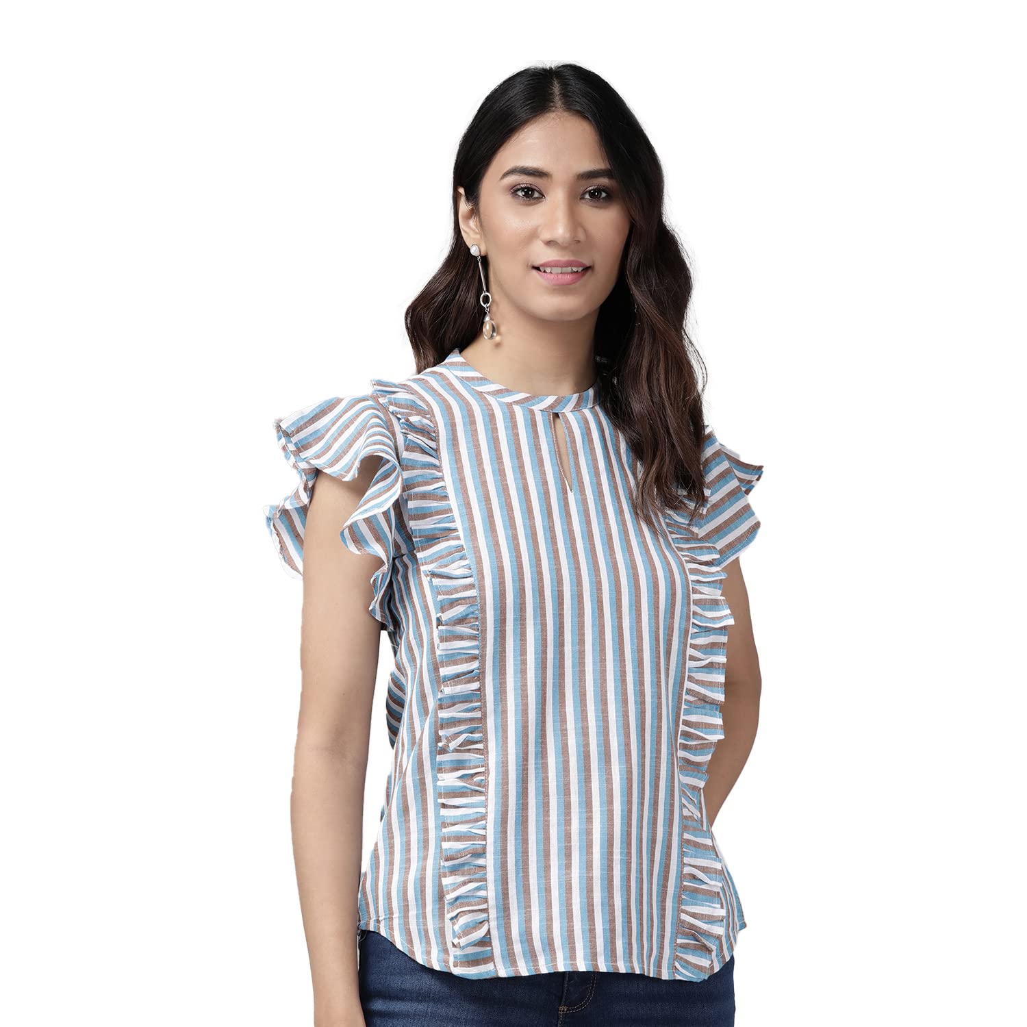 yash gallery Women's Cotton Regular Fit Top-picture-35