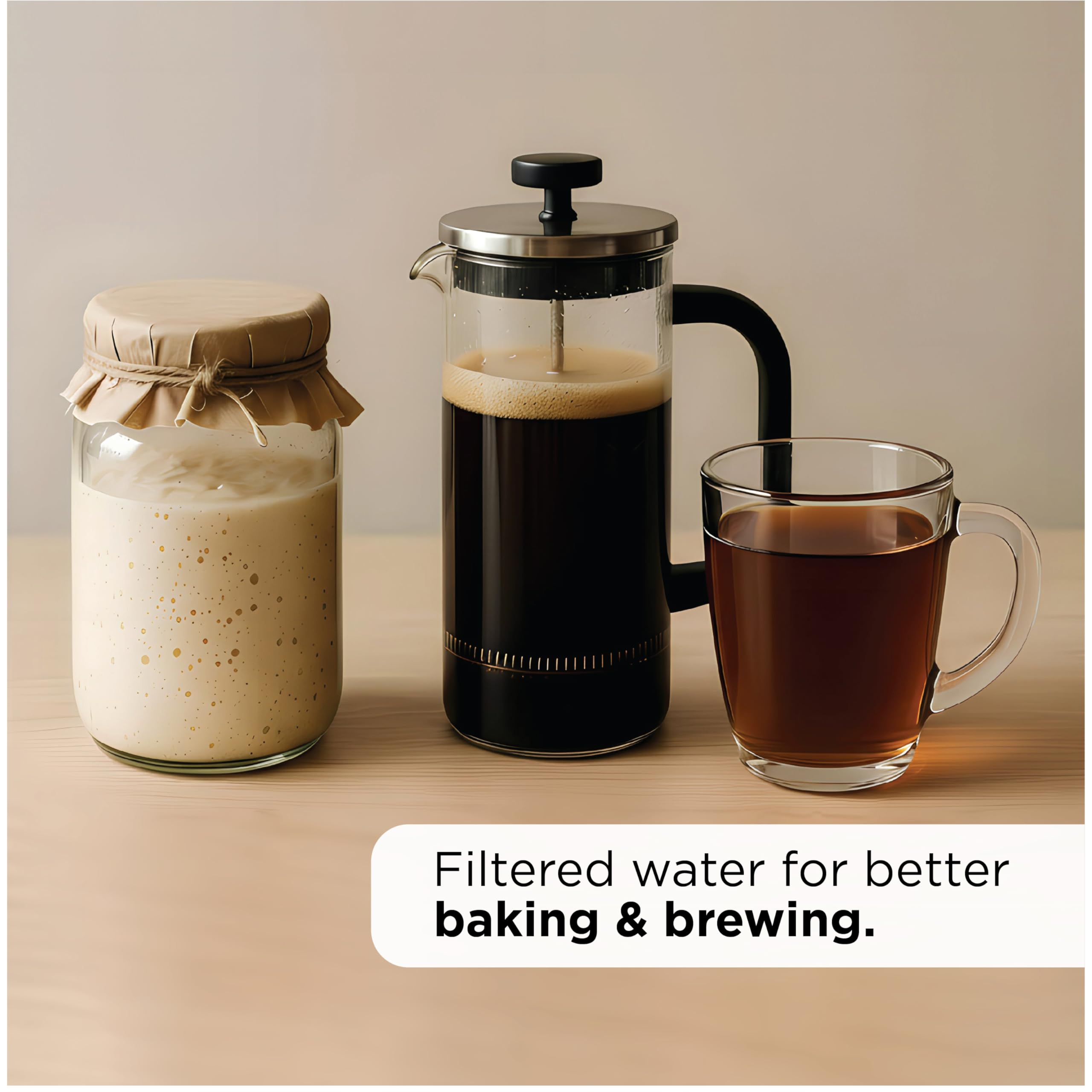 ECOPURE | Système de Filtration Instantanée Sous Évier (EPWUFF)| Installation Facile Directement au Robinet Principal | Réduit Chlore, Sédiments et Kystes | Durée de Vie : 6 Mois/7500L d'Eau