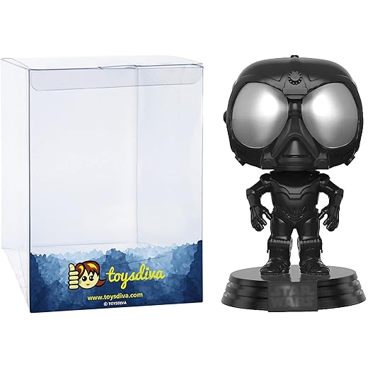 D E A T H Star D R O I D [Black]: P O P ! Vinyl Figurine Bundle With 1 Compatible 'Toysdiva' Graphic Protector (189-14877 - B)