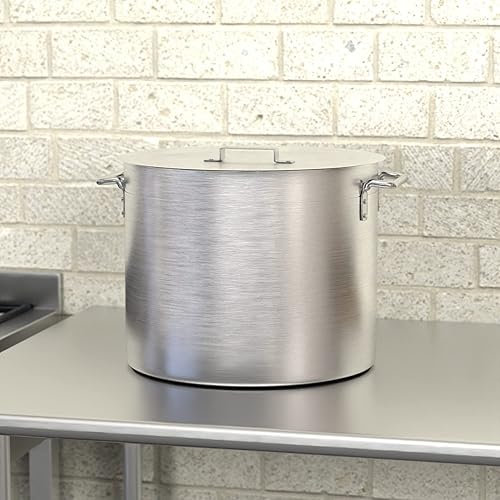 Miniatura 3 de Olla de aluminio de peso estándar de 32 cuartos de galón con tapa