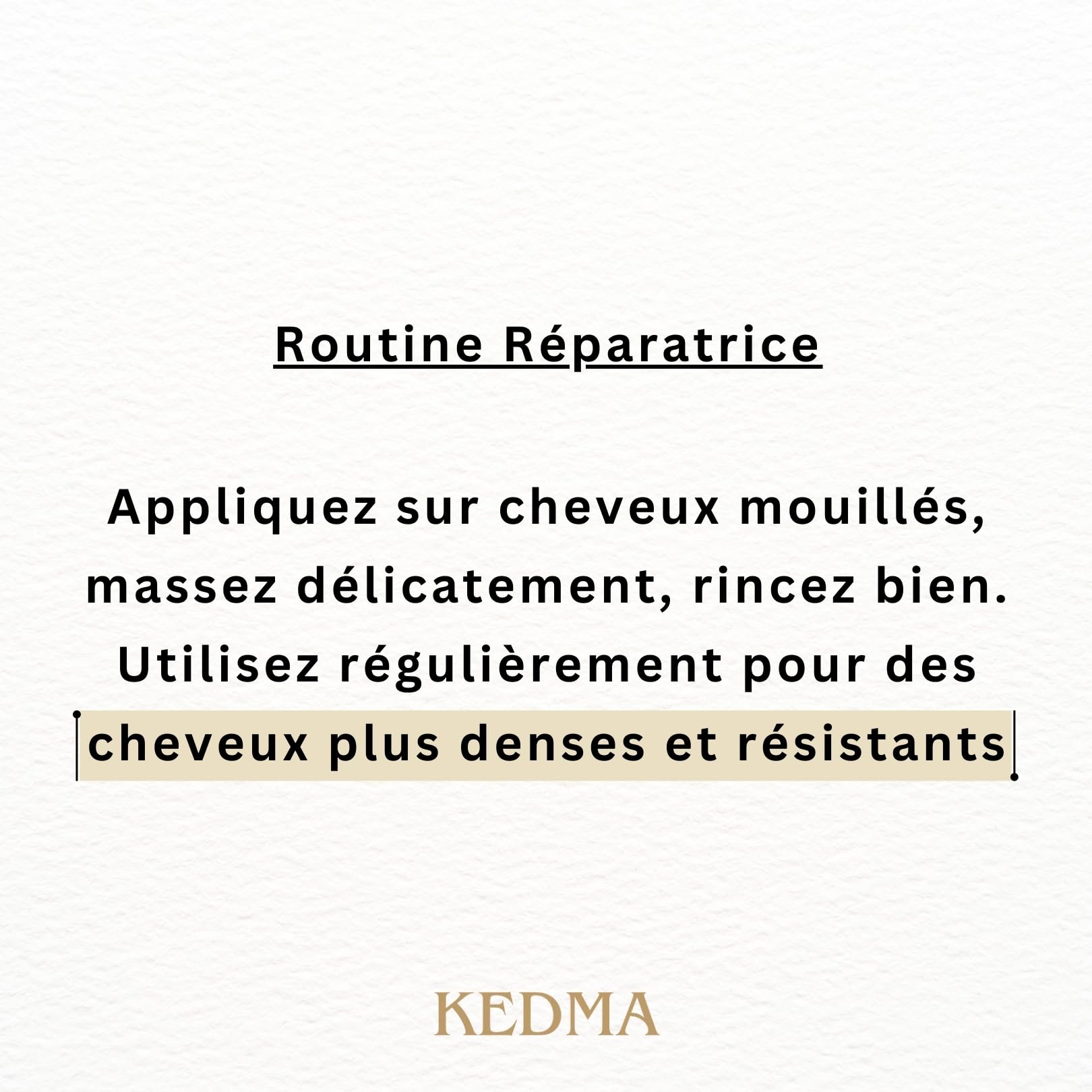 KEDMA - Shampooing Réparateur aux Peptides pour Cheveux Fins - 500ml | Le shampooing aux peptides et à la kératine aide à renforcer les cheveux fins et à leur donner une apparence plus dense.